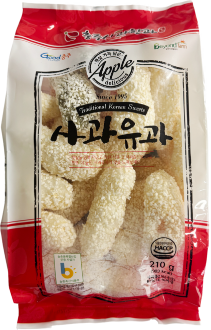 충주사과한과 사과유과, 210g