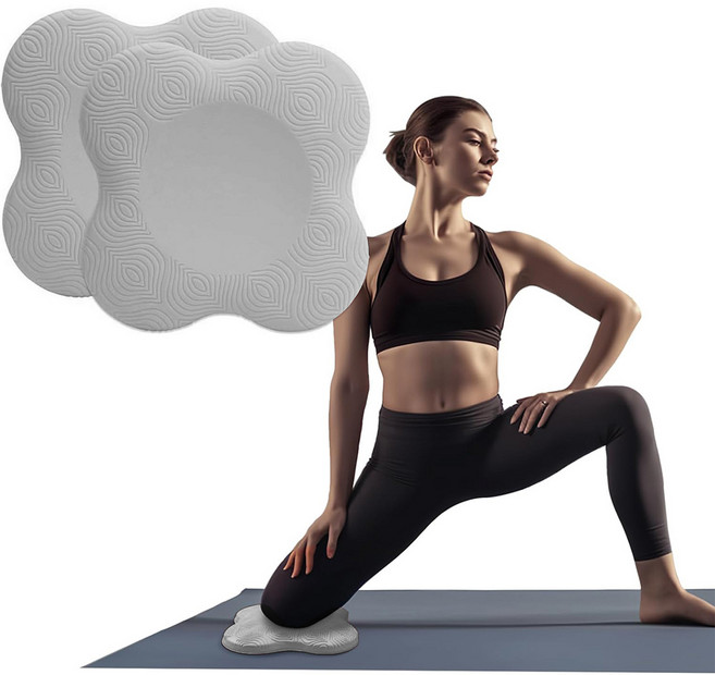 디벨라 요가 패드 무릎 팔꿈치 보호, 2개, Grey