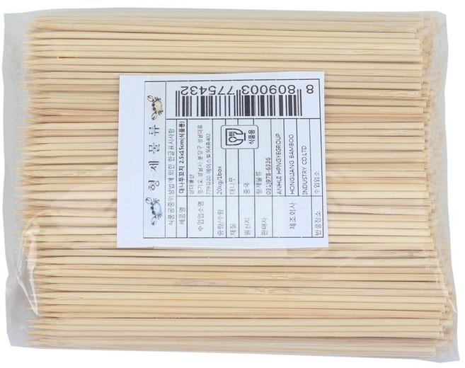 대나무 꼬지 1000개 10cm 12cm 15cm 18cm 어묵 꼬치 떡볶이 강정, 1개, 1개, 15cm꼬지 1000개