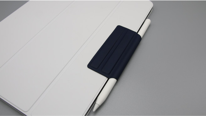 애플펜슬 1 / 2세대 호환 인라인 마그네틱 펜슬 홀더, 블랙, 1개