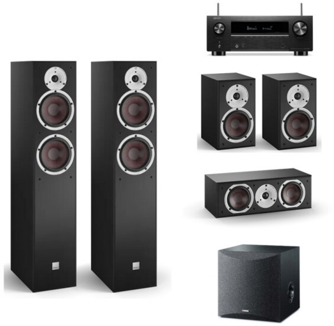 [없음] 데논 AVR-X2800H + 달리 Spektor 6 5.1채널(Spektor 2 SW050) 홈시어터 홈시네마, 상세 설명 참조