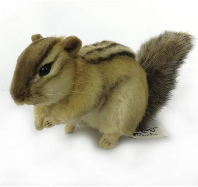 한사 다람쥐 리얼 동물인형 귀여운 생일선물, 1개