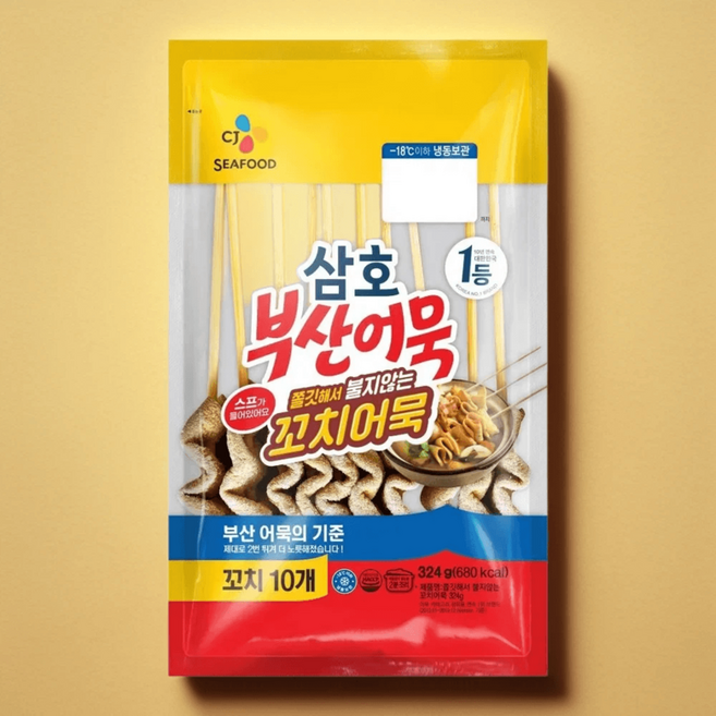 (냉동)[삼호]꼬치어묵, 324g, 4개