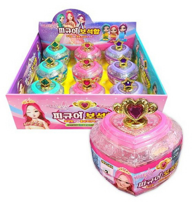 시크릿쥬쥬 피규어 보석함 크리스마스 선물 어린이날 선물 어린이 생일 선물, 1개