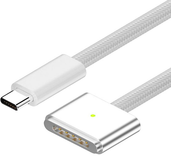 티니 맥세이프3 호환 C타입 M2맥북에어 M1맥북프로 아답터 충전케이블, Magsafe3, 1개