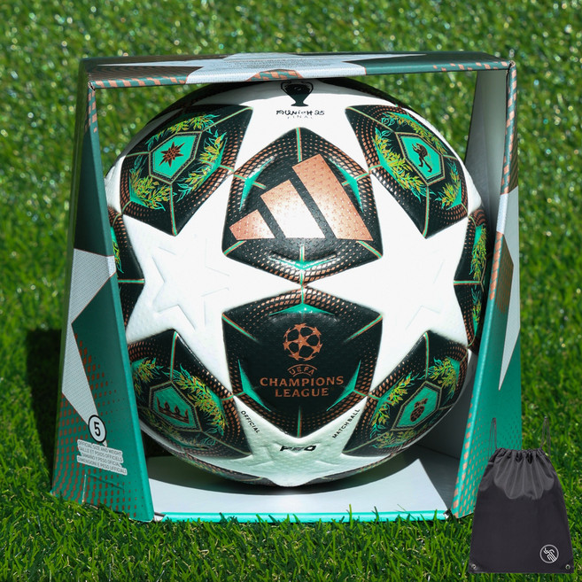 아디다스 UCL 뮌헨 2024-2025 프로 본선 공인구 축구공 (PGN짐쌕가방 지급), 1개, UCL_JH1279