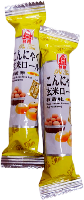 北田 蒟蒻玄米捲 蛋黃風味, 1.8kg, 1套