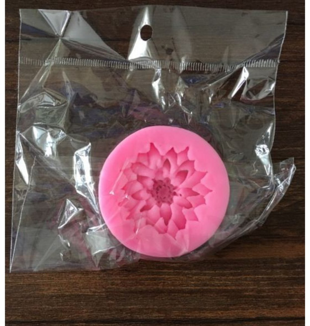 MIMI SHOP 蓮花造型矽膠烘焙模具 翻糖 肥皂 巧克力, 1個