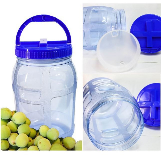 PC 청매실통 담금주통 매실주통 과실주통 22L, 1개