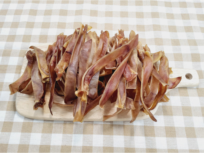 주아펫 국내산 돼지귀 슬라이스 50g 강아지수제간식 특식 개껌 콜라겐, 1개