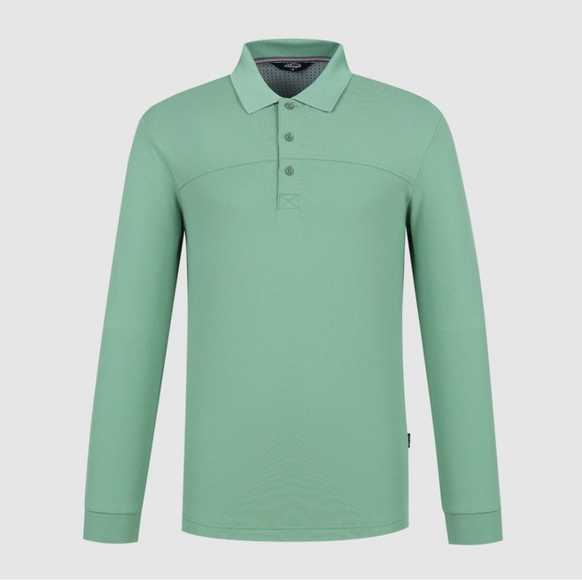 팬텀골프<양말증정!> 니트 카라로 캐주얼함을 살린 베이직 폴로 긴팔 티셔츠 / 211D1TO081 (일산뉴코아)