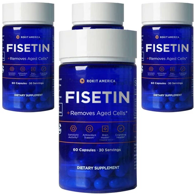 로킷헬스케어 Fisetin 캡슐, 4개, 60정 - 쿠팡