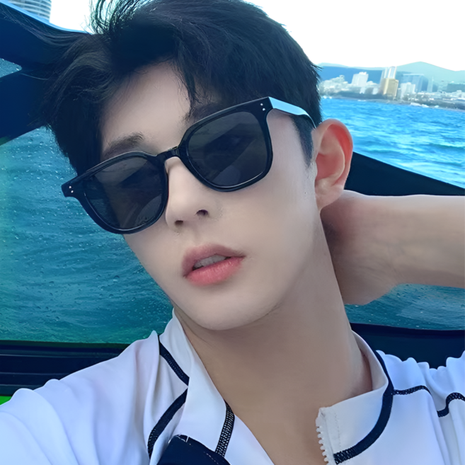 온더밸류 남자 여자 틴트 선글라스 빅사이즈 뿔테 컬러