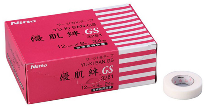 니토 니찌반 속눈썹 연장용 테이프 유키반 테이프, 스킨색상-25mm, 1개