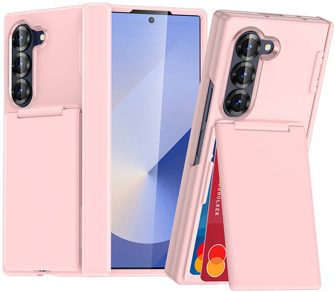 테크비 갤럭시 Z 폴드 5 6 7 오토 힌지 가드 카드 수납형 케이스