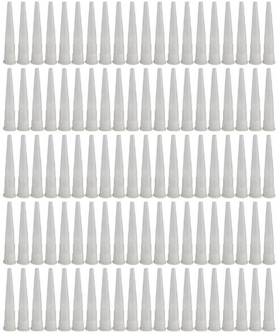 아이베란다 실리콘 꼭지 마개 코킹작업용 노즐 마개, 100개