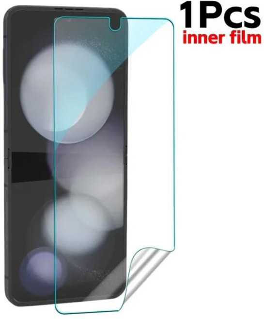 Z 플립 7 6 5용 풀 커버리지 내부 하이 겔 필름 강화유리 스크린 보호필름 카메라, 1개, 12) 1Pcs Inner Film - For Gala