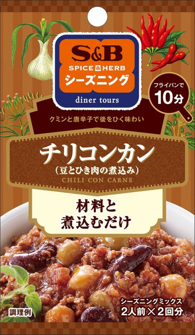 S&B SPICE&HERB 시즈닝 칠리콘칸 15g×10봉, 15g