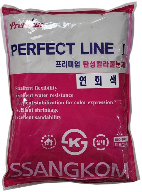 탄성 줄눈 시멘트 퍼펙트라인1 연회색2kg, 1개