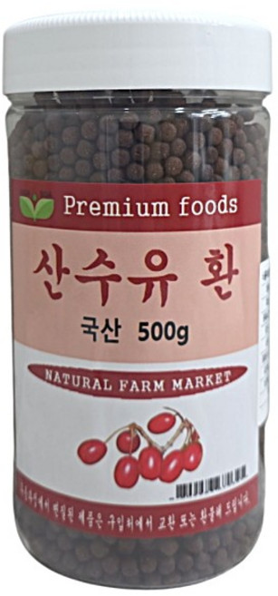 보아비다 국내산 산수유환 500g, 1개, 1g
