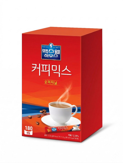 동서식품 맥스웰하우스 오리지날11.8g 180개입 4개, 11.8g