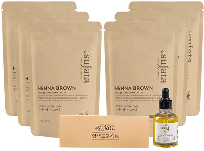 장미화의 3분 동안 염색약 렛미모 15회분 원스텝 슈퍼브 헤어칼라 흰머리 새치 샴푸형, 흑갈색, 5개