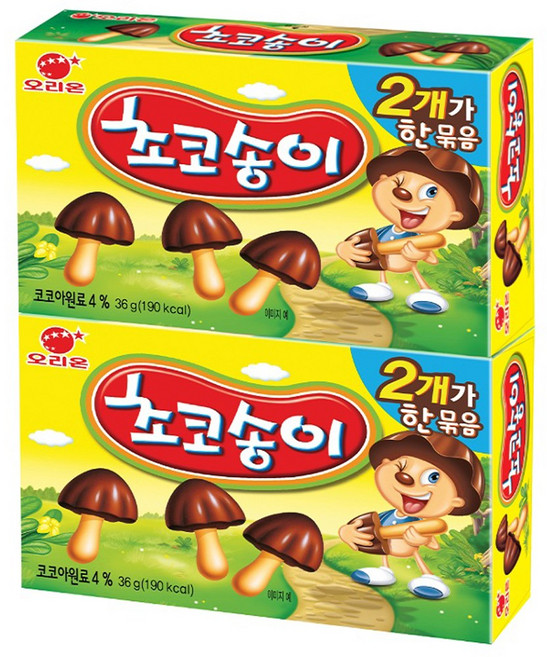 오리온 초코송이, 36g, 2개