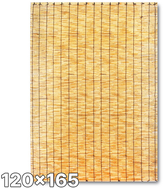 120x165 고급 갈대발 ( 베란다 울타리 펜스 먼지차단 햇빛 가림막 여름 통풍 나무발 정원 홈포차 주점 인테리어 소품 )