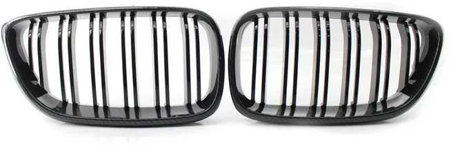 5113729552451137295523 BMW F22 F23 M2 2014-2018 BMW 225i 218i 220i M 컬러 듀얼 슬랫 프론트 후드 키드, 03 Carbon Look