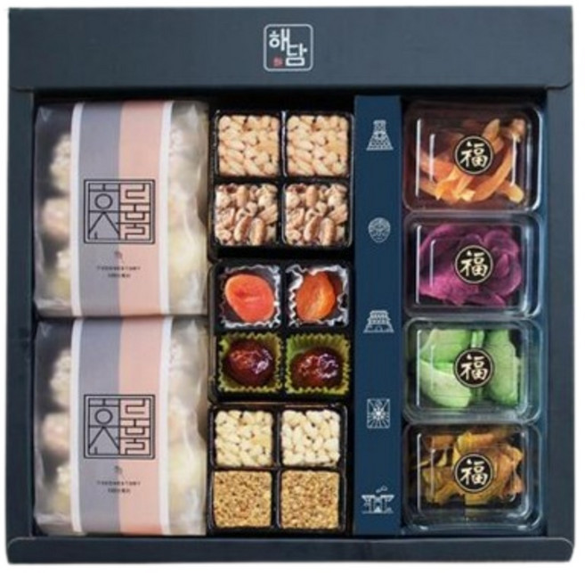 궁중한과 3호 전통 한과 선물세트 유과 추석 설 명절 국산재료 HACCP 위생시설 고급세트, 단품