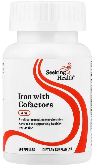 시킹 헬스 옵티멀 철분 보조인자 함유 베지 캡슐 90정, SKH52054, 1개 - 쿠팡