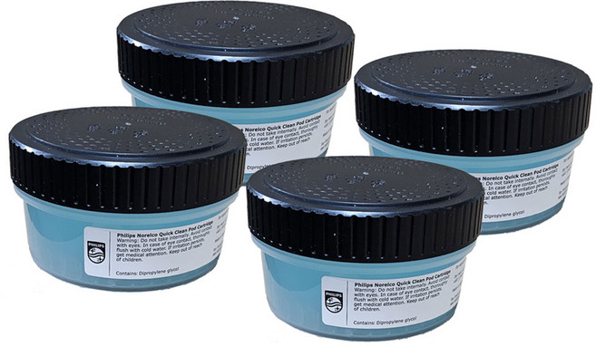 전기면도기 세정액 CC12/52 낱개 4개 무선 클랜징팟 카트리지 낱개4개 네덜란드산