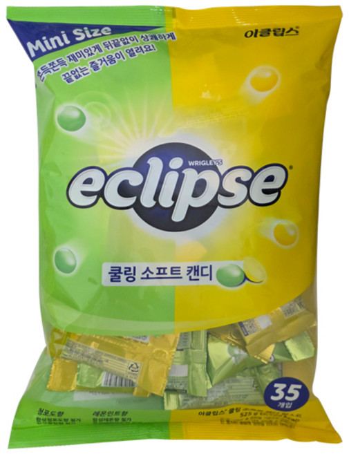 이클립스 쿨링소프트 레몬청포도향 525g/트레이더스 사탕, 525g, 1개