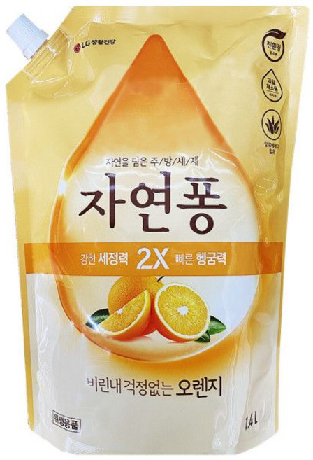 자연퐁 비린내 걱정없는 오렌지 1.4L. x 3개, 1.4L