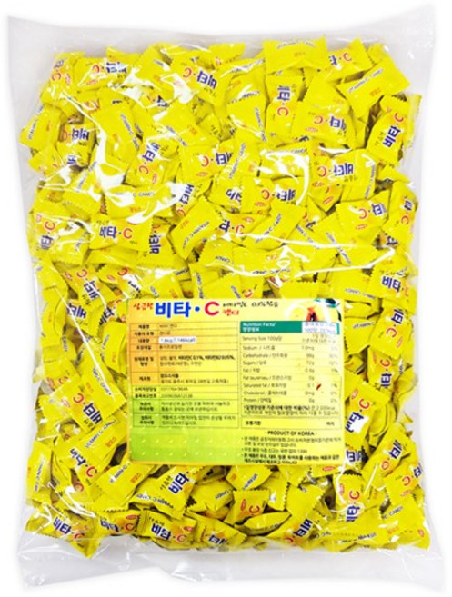 맘모스식품 비타C 캔디, 1.8kg, 1개