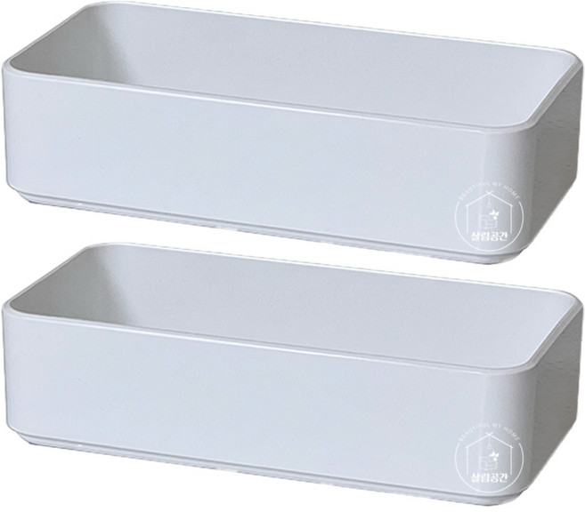 살림공간 모듈형 서랍 정리 트레이, 2개, b. M