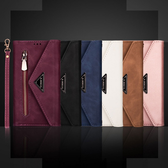 갤럭시 S20 S20플러스 S20울트라 S20+ S20U 가죽 지퍼 카드 현금 수납 핸드백 지갑 케이스 핸드폰케이스