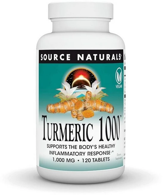 Source NATURAL 내추럴s 강황 1000mg 커큐미노이드 - 120정 243050, 없음, 1개 - 쿠팡