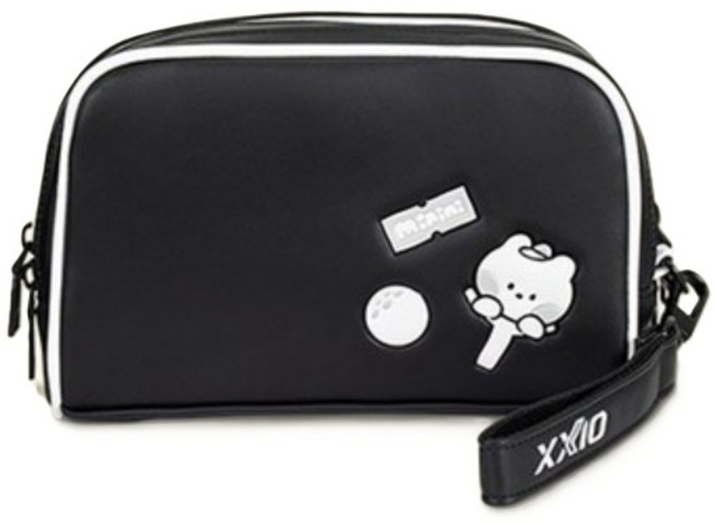 던롭 젝시오 x 라인프렌즈 미니니 파우치 GGF 23034I, GGF 23034I 블랙, GGF 23034I 블랙, 1개