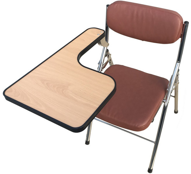 국산 곡선수강용의자 학원용 책걸상일체형 접이식 수강판 수능의자, 2개