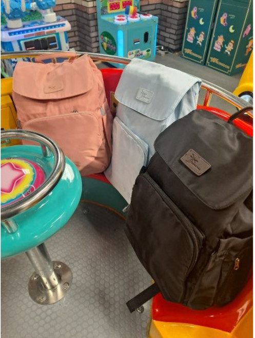 수헨느 국민 기저귀가방 백팩 아기 가벼운 방수 백팩형 B타입, 핑크