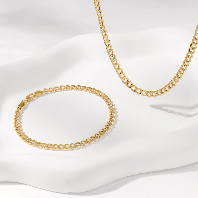 [골드팡] 14k 라운딩 커브체인 팔찌_3타입 (당일도착) 여성 남성 커플 팔찌 심플 데일리 레이어드 여름코디 우정템 추천