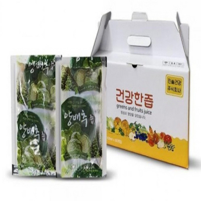 건강한즙 양배추즙 100ml 50개입 50봉 50포 1박스, 1개