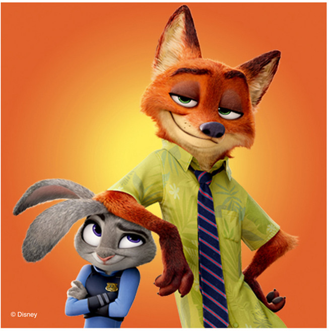 디즈니 주토피아 보석십자수 캔버스 25x25cm DBS509, 혼합색상, 1개