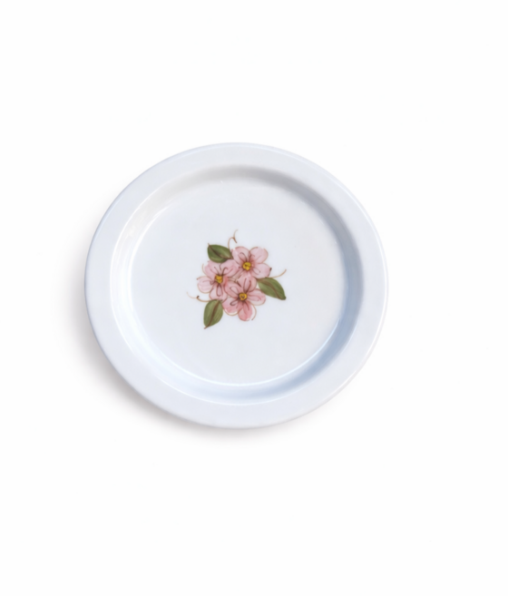 핸드페인팅 도자기 머그 뚜껑 지름9cm, 수국뚜껑, 1개
