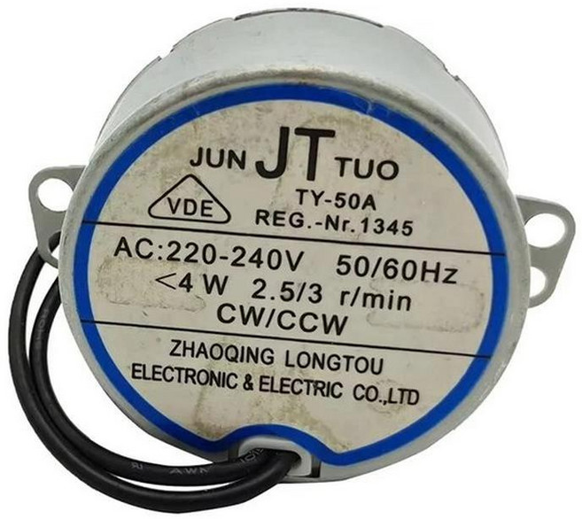 진동 동기 모터 쉐이크 헤드 AC TY-50A 팬 부품 액세서리 유도 모터 4W/CW/CCW 220-240V 50 60Hz, [01] 옵션1, 1개