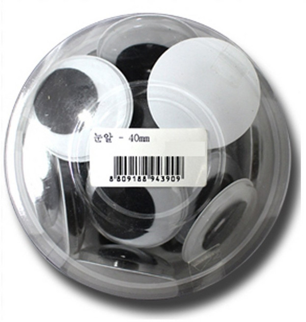 인형 눈알, 일반형눈알_40mm