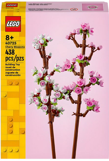 레고 플라워 벚꽃 40725, 혼합색상, 1개