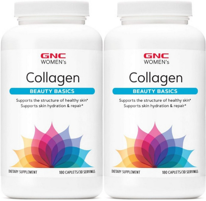 GNC WOMEN'S Collagen 180 CAPLETS 여성 콜라겐 180정 2개