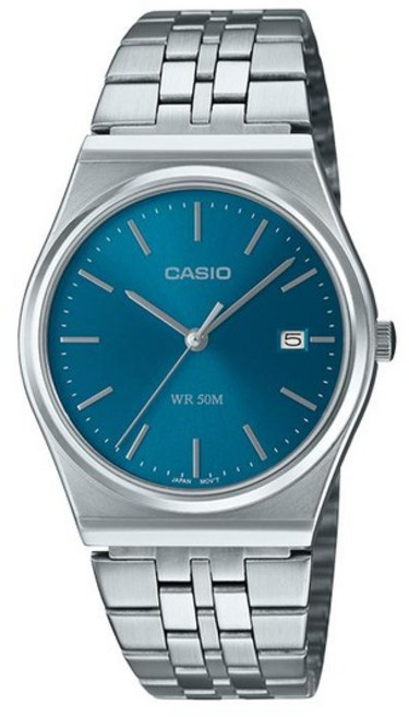 CASIO 카시오 MTP-B145D-2A2 블루 메탈 레트로 다이얼 손목시계
